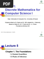 ICS141: Discrete Mathematics For Computer Science I