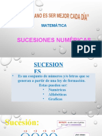 11 PPT, Sucesiones Númericas