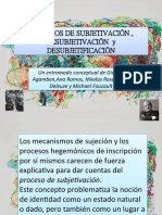 Subjetivación y Desubjetivación