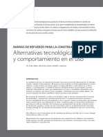 Barras de Refuerzo para La Construcción - Alternativas Tecnológicas y Comportamiento en Uso PDF