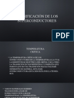 Clasificación de Los Superconductores