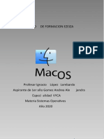 Mac Os Informe