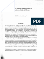 Al Pie de Los Volcanes-Notas Etnográficas en Tepetlixpa.