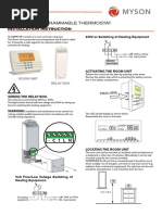 MPRT RF: Wireless Programmable Thermostat