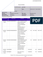 Account Activity: Transaction Date Value Date Reference No. Description Debit Amount Credit Amount Running Balance