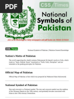 National Symbols of Pakistan - Pakistan General Knowledge-1 PDF