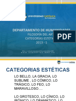 Categorias Esteticas