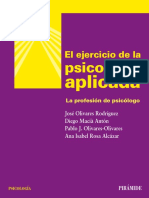 El Ejercicio de La Psicología Aplicada. La Profesión Del Psicólogo - Olivares, Macià, Olivares y Rosa PDF