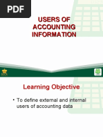 3 Users of Accounting Information