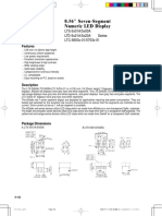 0.56" Seven-Segment Numeric LED Display: LTS-5x01A/5x03A LTD-5x21A/5x23A Series LTC-5653x-01/5753x-01