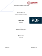 Ensayo - Importancia de La Calidad en La Gestión Pública