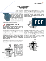 Type "S" Relay Valve (Volume Booster) : Service Manual