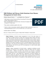 Animals: 2004 Methane and Nitrous Oxide Emissions From Manure Management in South Africa