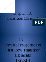 Transition Elements Transition Elements