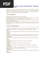 RESUMEN CAP 1 Dirección de Marketing