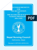 NNC Requirement For BSC Programm PDF