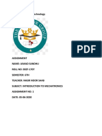 Mechatronics Assignment