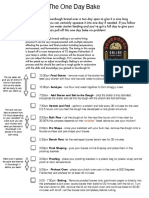 5 Sourdough Bread Checklists PDF