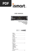 User Manual: High Definition Digital Satellite Televison Receiver and Recorder