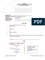 ELC590 Template: Preparation Outline Persuasive Speech: (Monroe's Motivated Sequence Attention)