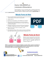 Como Calibrar Un Termometro Bimetalico PDF