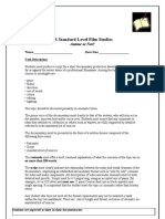 Y12 Auteur Documentary Rubric