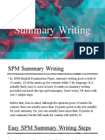 Summary Writing