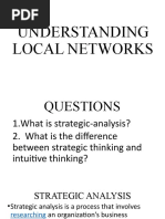 Understanding Local Networks