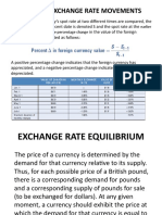 Measuring Exchange Rate Movements