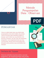 BAB 8 Metode Pengumpulan Data (Observasi)