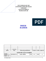 Note de Calcul Radier Drier Du 11-05-2016 PDF