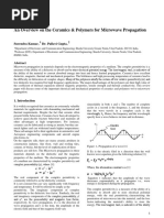 An Overview On Ceramics & Polymers For Microwave Propagation