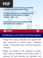 W-1-Day-1-A - Introduction To Electric Power System