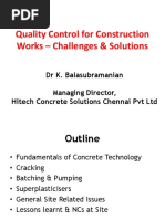 KHRI-Webinar (19-04-2020) Quality Control For Construction Works Challenges and Solutions-Dr K Balasubramanian (Deputy Director (Retd) SERC