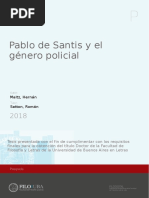 Pablo de Santis y El Genero Policial PDF