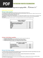 Highlight Activities Nutrition Month