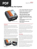 Megger Relay Test System: SMRT410