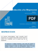 Introducción A Los Bioprocesos