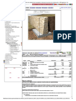 Precio en Honduras de M de Muro de Contención de Mampostería. Generador de Precios de La Construcción. CYPE Ingenieros, S