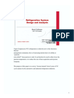 Refrigeration System Design and Analysis: Brent Cullimore