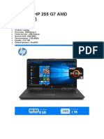 Laptop HP 255 G7 Amd (6QY33LT)