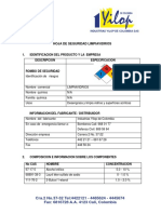 Hoja de Seguridad Limpiavidrios PDF