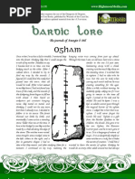 Bardic Lore - Ogham