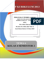 RPP Kelas 4 Tema 6 ST 1