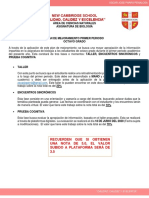 8 Biologia Plan de Mejoramiento PDF