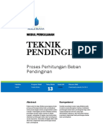 Modul 13-PERHITUNGAN Beban Kalor Pendinginan