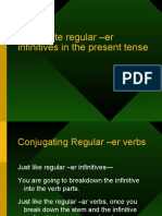 Er Present Tense Verbs