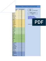 GWA Calculator Version - Blank