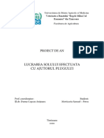 Proiect La Exploatarea Agregatelor Agricole - Duma Anișoara