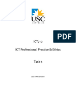 ICT710 ICT Professional Practice & Ethics: 2020 ATMC Semester 1